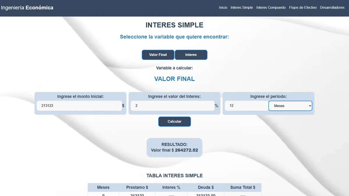 Engineering Economics Calculator